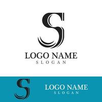 logotipo de la letra s corporativa empresarial vector