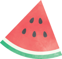 vattenmelon vattenfärg element png