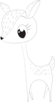 animal noir blanc dessin animé png