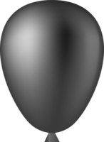 elegant zwart ballon png