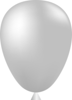 elegant zilver ballon png