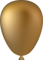 elegant gouden ballon png