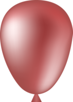 Elegant pink balloon png