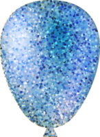 elegante blu Palloncino png