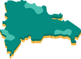 mapa 3d de republica dominicana png