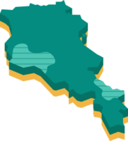 mapa 3d de armenia png