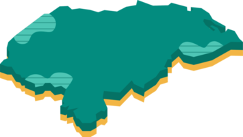 mapa 3d de honduras png