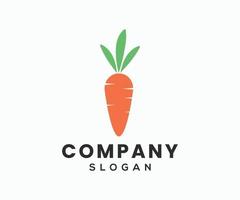 Carrot Logo. Carrot Logo Design Vector Template