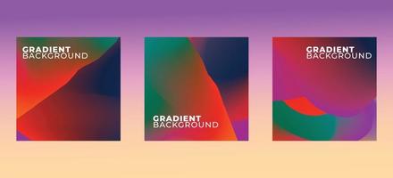 Abstract gradient background for poster vector