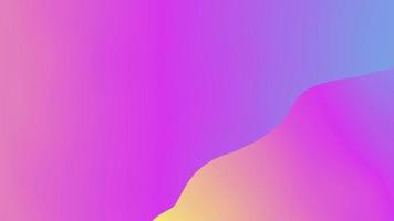 Abstract colorful liquid flowing waves motion background. video