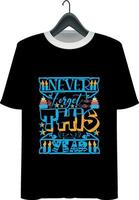 New Year T-shirt design vector