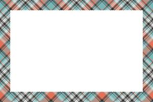 Rectangle borders and Frames vector. Border pattern geometric vintage frame design. Scottish tartan plaid fabric texture. Template for gift card, collage, scrapbook or photo album and portrait. vector