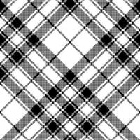 Pride of scotland tartan check plaid pixel seamless pattern vector