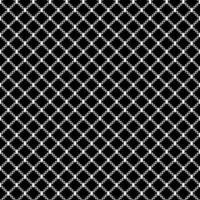 Mesh pixel ornament black seamless pattern vector