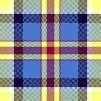 Pixel background vector design. Modern seamless pattern plaid. Square texture fabric. Tartan scottish textile. Beauty color madras ornament.