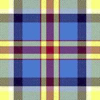 Pixel background vector design. Modern seamless pattern plaid. Square texture fabric. Tartan scottish textile. Beauty color madras ornament.