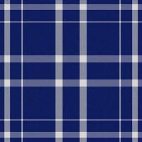 Tartan plaid pattern in blue. Print fabric texture seamless. Check vector background.