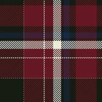 Tartan scotland seamless plaid pattern vector. Retro background fabric. Vintage check color square geometric texture. vector