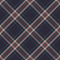 Seamless pattern of scottish tartan plaid. Repeatable background with check fabric texture. Vector backdrop striped textile print.