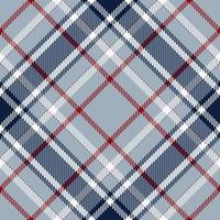 Tartan scotland seamless plaid pattern vector. Retro background fabric. Vintage check color square geometric texture. vector
