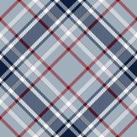 Tartan scotland seamless plaid pattern vector. Retro background fabric. Vintage check color square geometric texture. vector