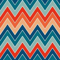 Vintage retro Christmas chevron pattern vector