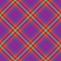 Tartan scotland seamless plaid pattern vector. Retro background fabric. Vintage check color square geometric texture. vector