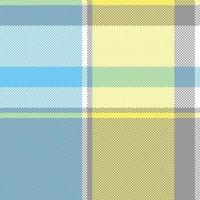 Lite color check plaid pixel seamless pattern vector