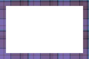 Vintage frame vector. Scottish border pattern retro style. Tartan plaid ornament. vector