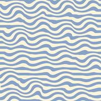 Wavy stripes background. Abstract geometric texture.  Wavy distorted square pattern. Vector illustration