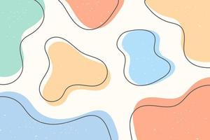 Hand drawn abstract background with pastel colors. Eps10 vector. vector