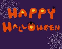 Happy halloween concept. Cartoon vector style for your design.