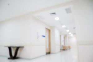 Abstract blur hospital clinic interior medical background photo