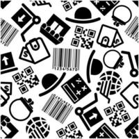 Ecommerce and online shopping seamless pattern vector