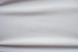 White sports jersey fabric texture background photo