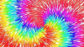 Tie Dye abstrakte Hintergrundanimation. wiederholbare Bewegung. Flüssigtintenanimation. video