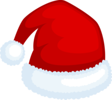 Santa Claus cappello isolato, illustrazione png