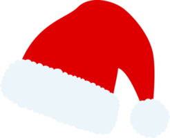 Santa Claus cappello isolato, illustrazione png