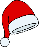 Santa Claus hat isolated, illustration png