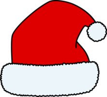 santa claus hatt isolerat, illustration png