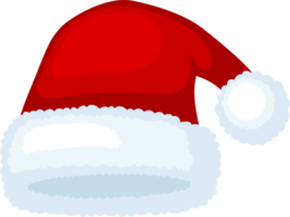 Santa Claus cappello isolato, illustrazione png