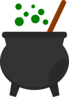 Halloween witch cauldron png