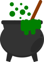 Halloween witch cauldron png