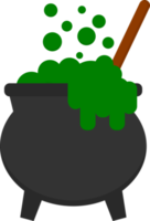 Halloween witch cauldron png