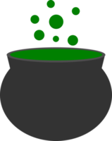 Halloween witch cauldron png