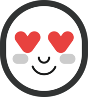 heart eyes icon png