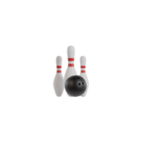 3D Isolated Bowling Equipment png