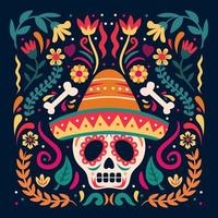 Dia de Los Muertos Concept vector