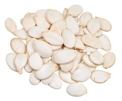 pumpkin seeds isolated photo