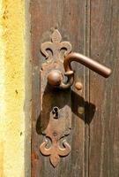 ancient door handle photo